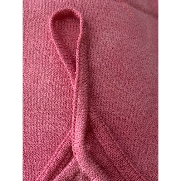 St. John Santana Knit Raspberry Spaghetti Strap Wool Blend Tank Top Size Petite - Picture 6 of 8